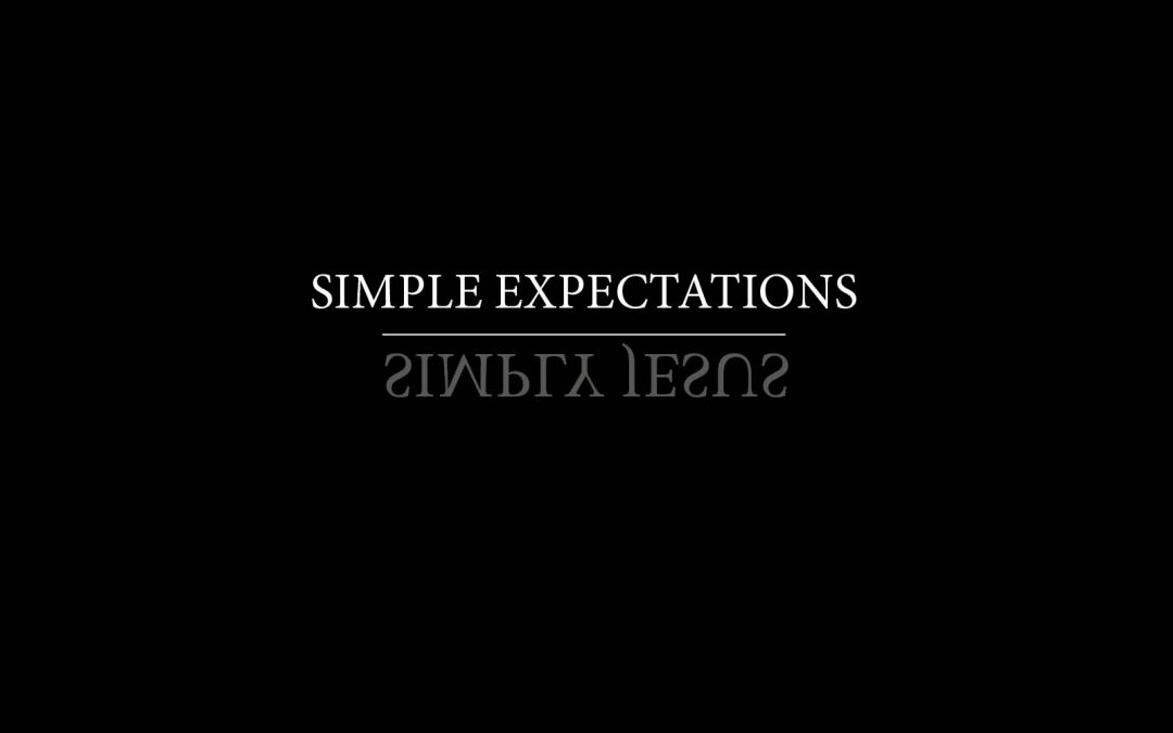 ROBERT VAN HARTEN / SIMPLY JESUS: SIMPLE EXPECTATIONS